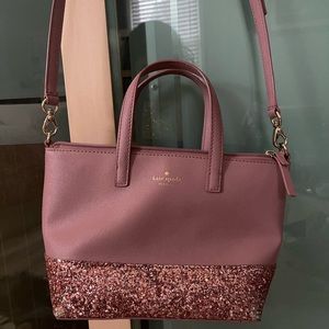 Adorable Kate Spade bag with glitter bottom!